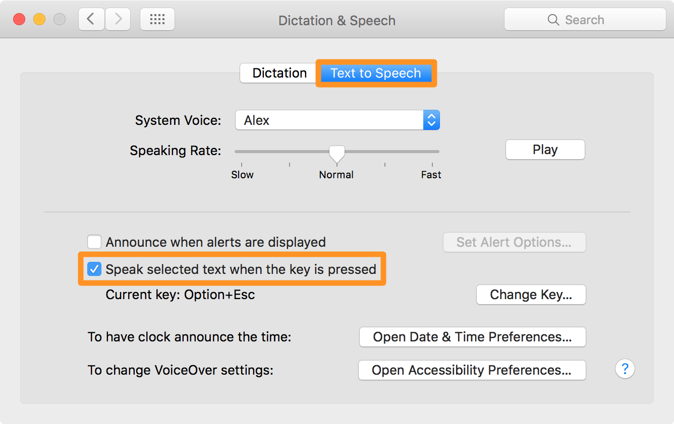 Mac Download Text To Speech Option
